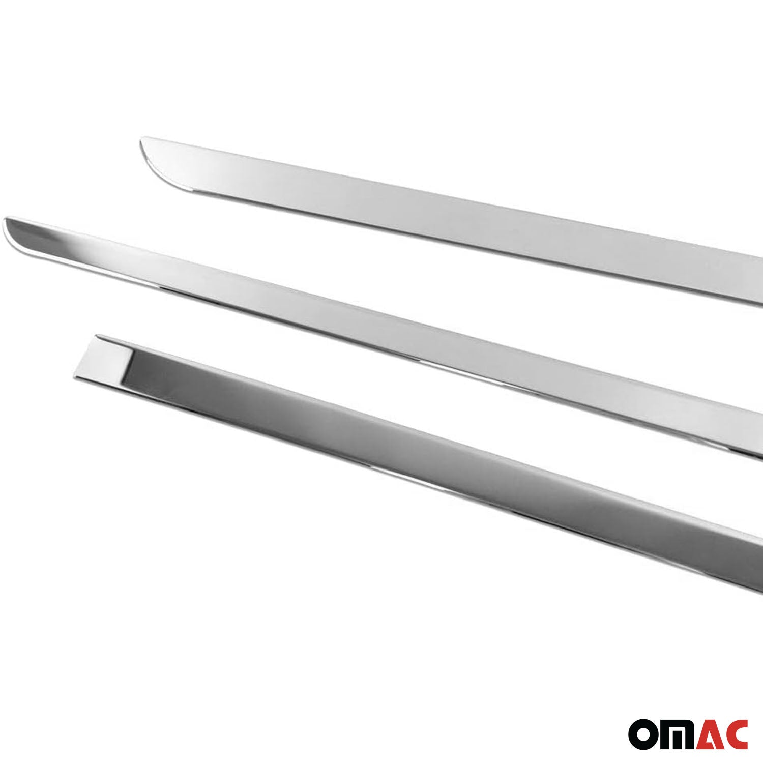 2015-2016 Kia Sportage Side Door Molding Trim Skirt Garnish Stainless Steel Silver 4Pcs
