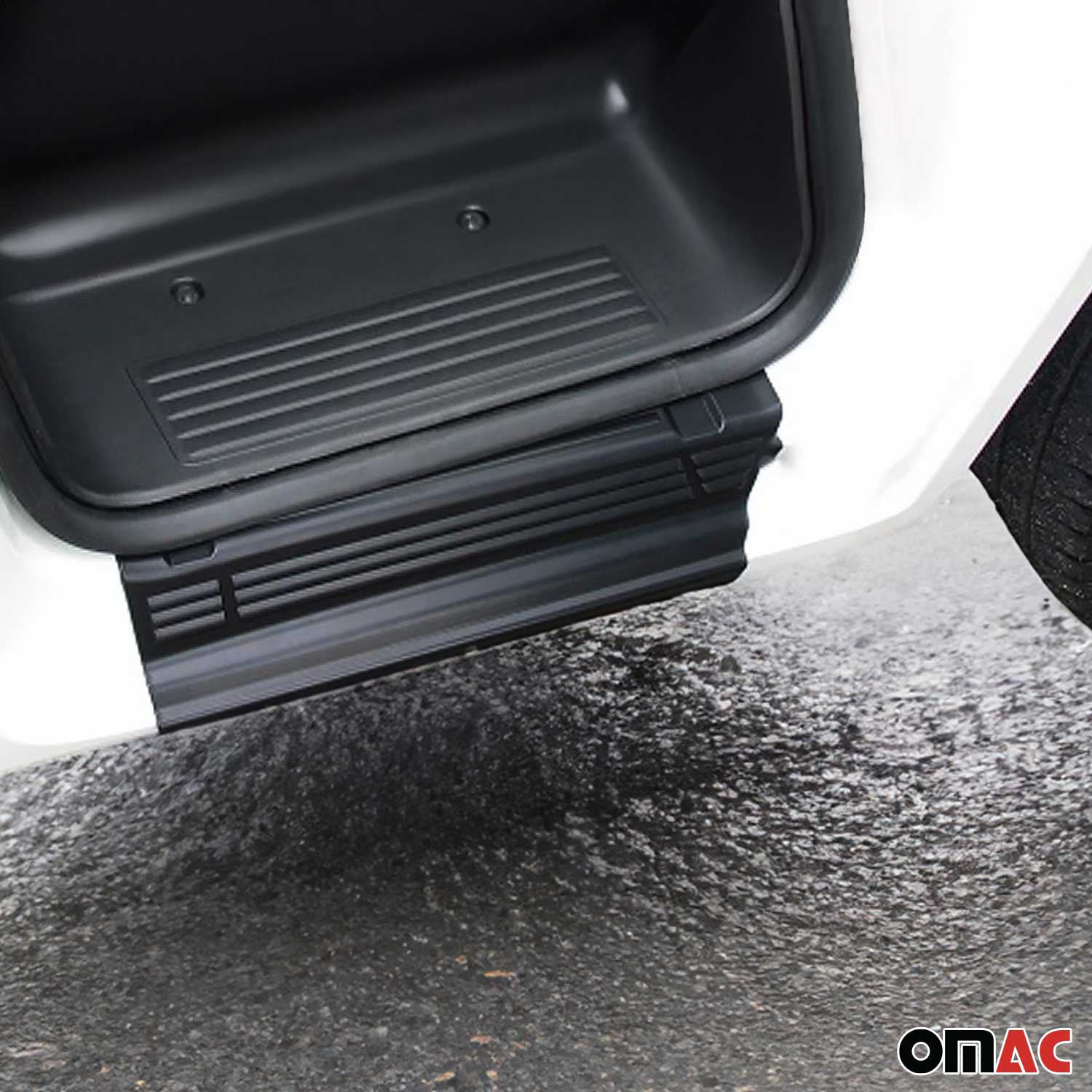 2023-2026 RAM ProMaster Door Sill Scuff Plate Scratch Protector Black 2 Pcs