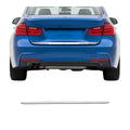 2012-2019 BMW 3 Series F30 Sedan Rear Trunk Molding Trim Stainless Steel Glossy