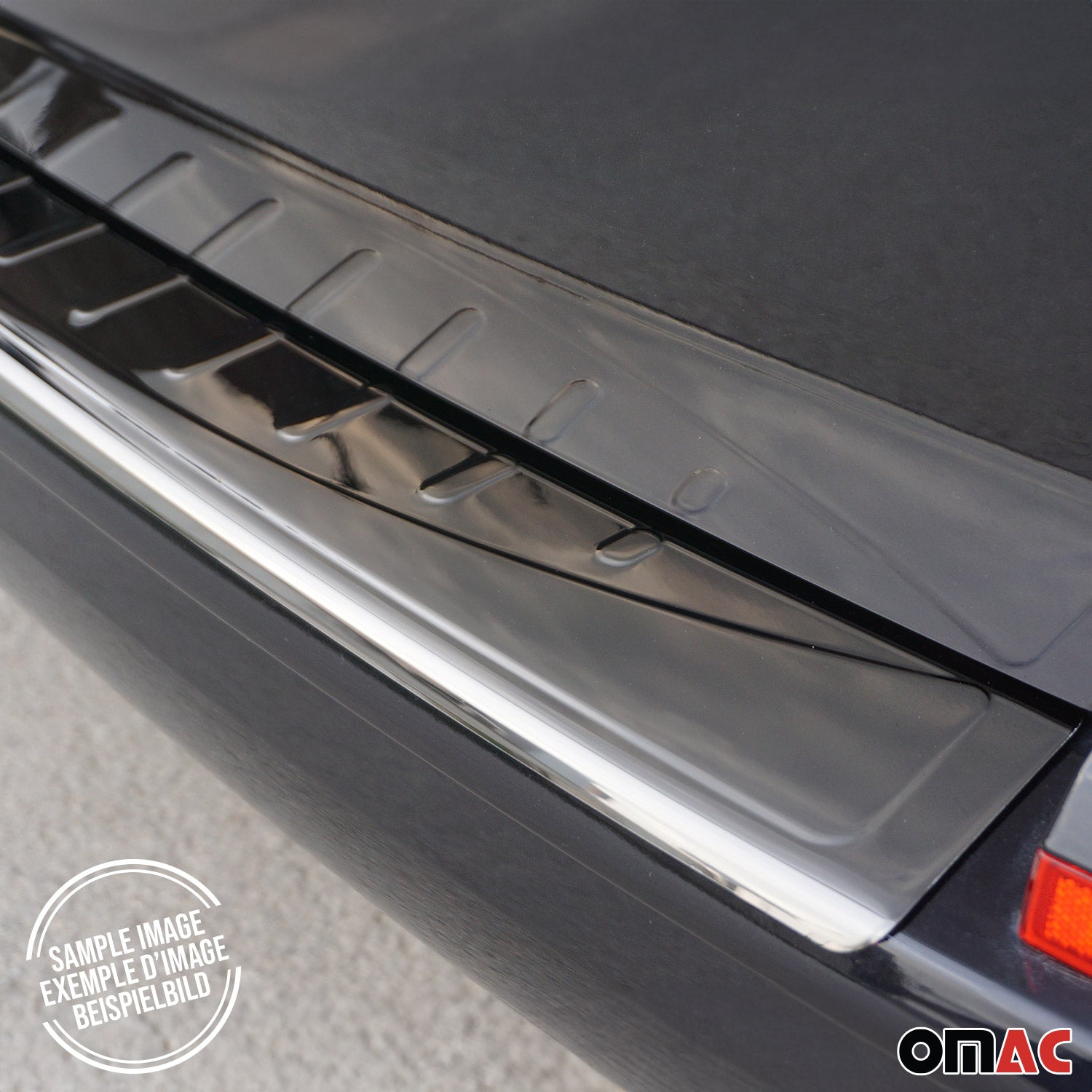 2016-2024 Mercedes Metris Rear Bumper Guard Stainless Steel Dark
