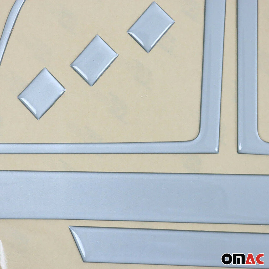 2009-2013 Toyota Corolla Sedan Aluminium Look Dashboard Console Trim Kit 15 Pcs