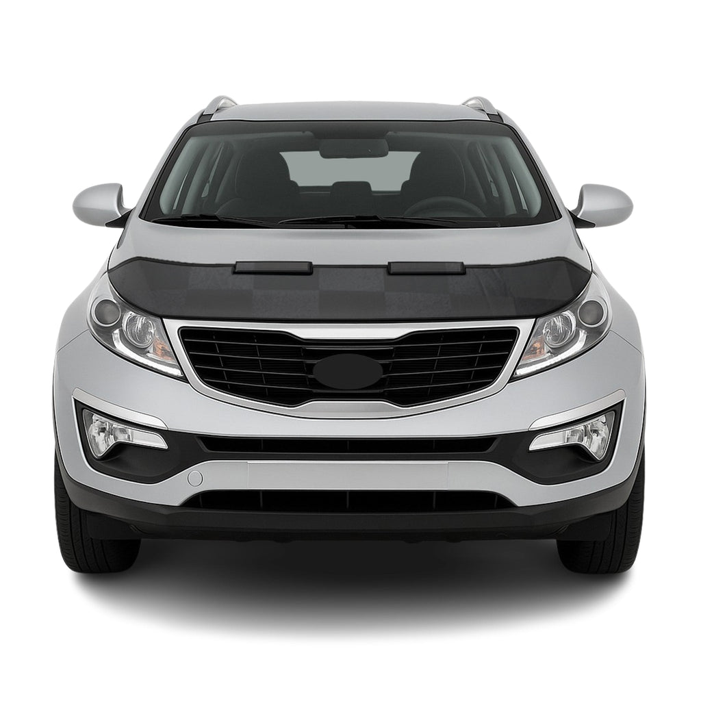 2011-2016 Kia Sportage Car Bonnet Mask Hood Bra Black Chequered 1 Pc