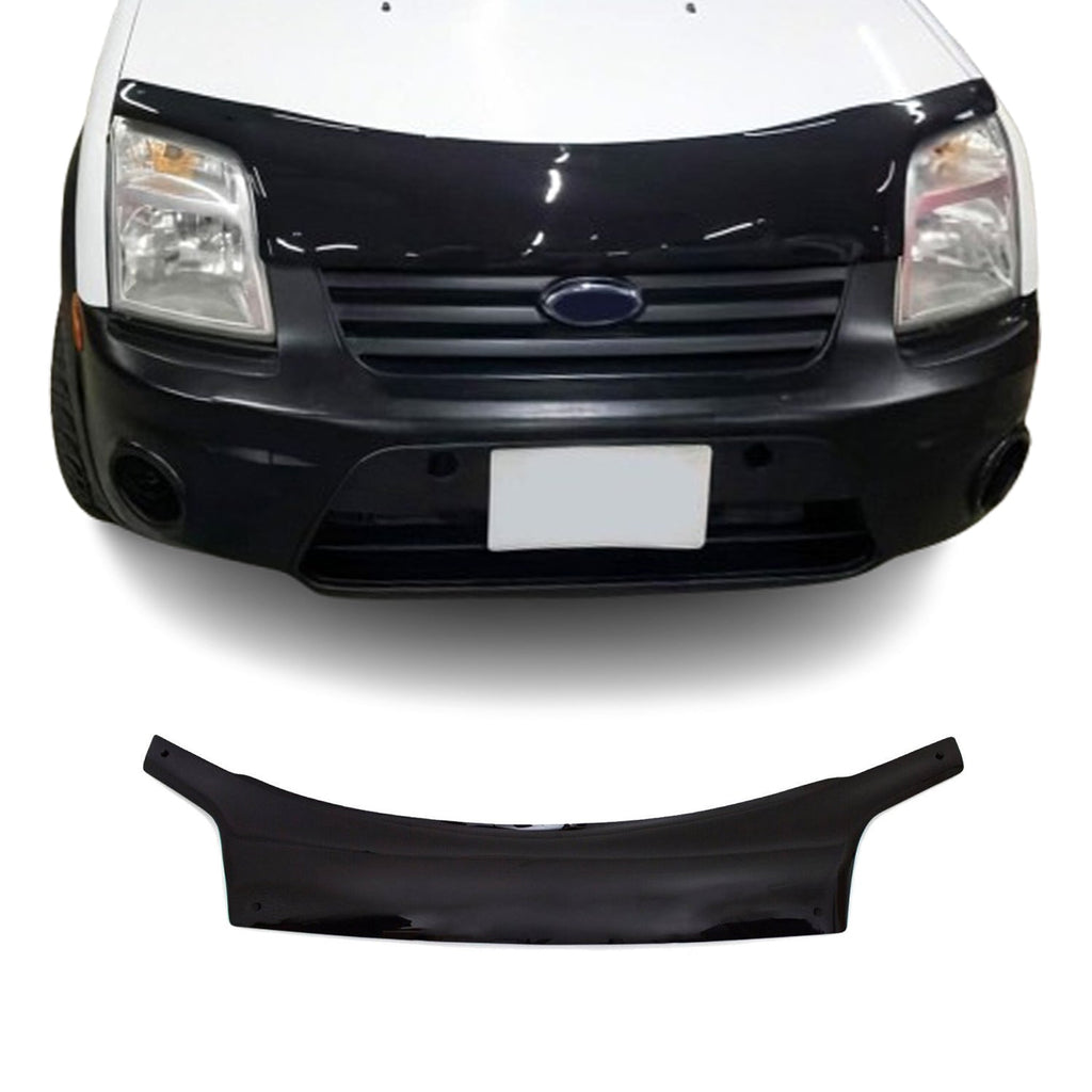 2002-2009 Ford Transit Connect Front Bug Shield Hood Deflector 1 Pc Smoke
