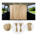 54" x 71" Cab Divider Curtain Van Cabin Campervan Kit Beige