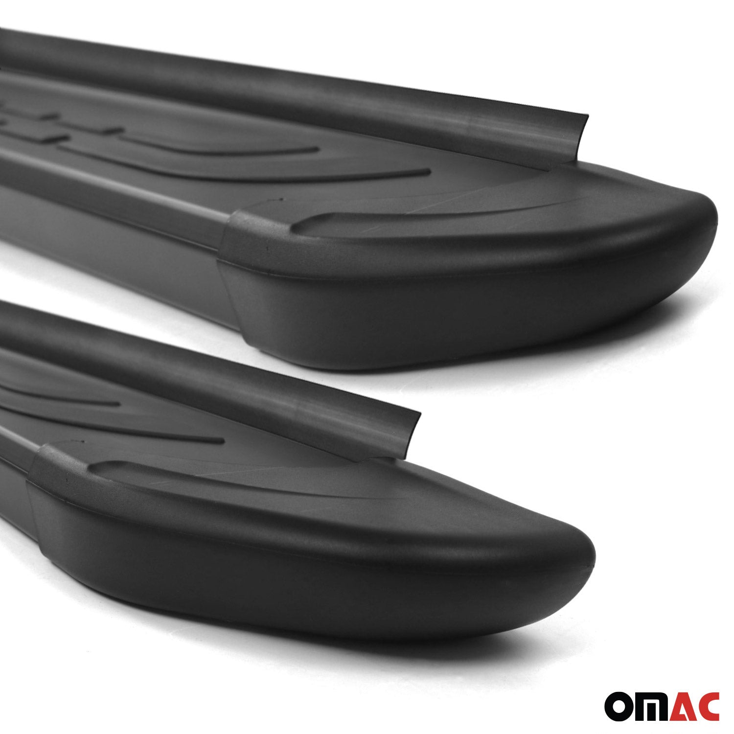2016-2024 Mercedes Metris L1 L2 Running Boards Side Steps Silver & Black