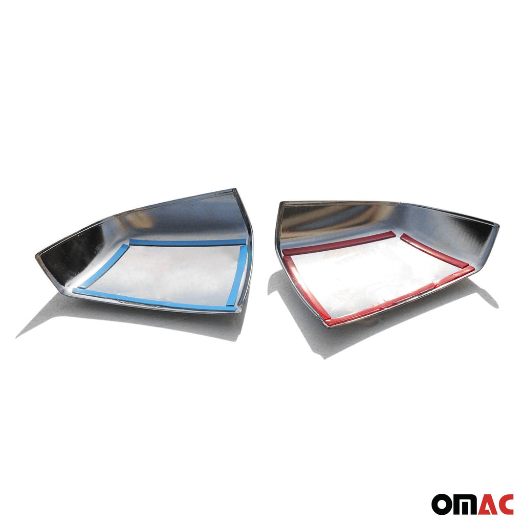 2015-2022 RAM ProMaster City Fuel Cap Cover & Mirror Cover Caps Set Stainless Steel