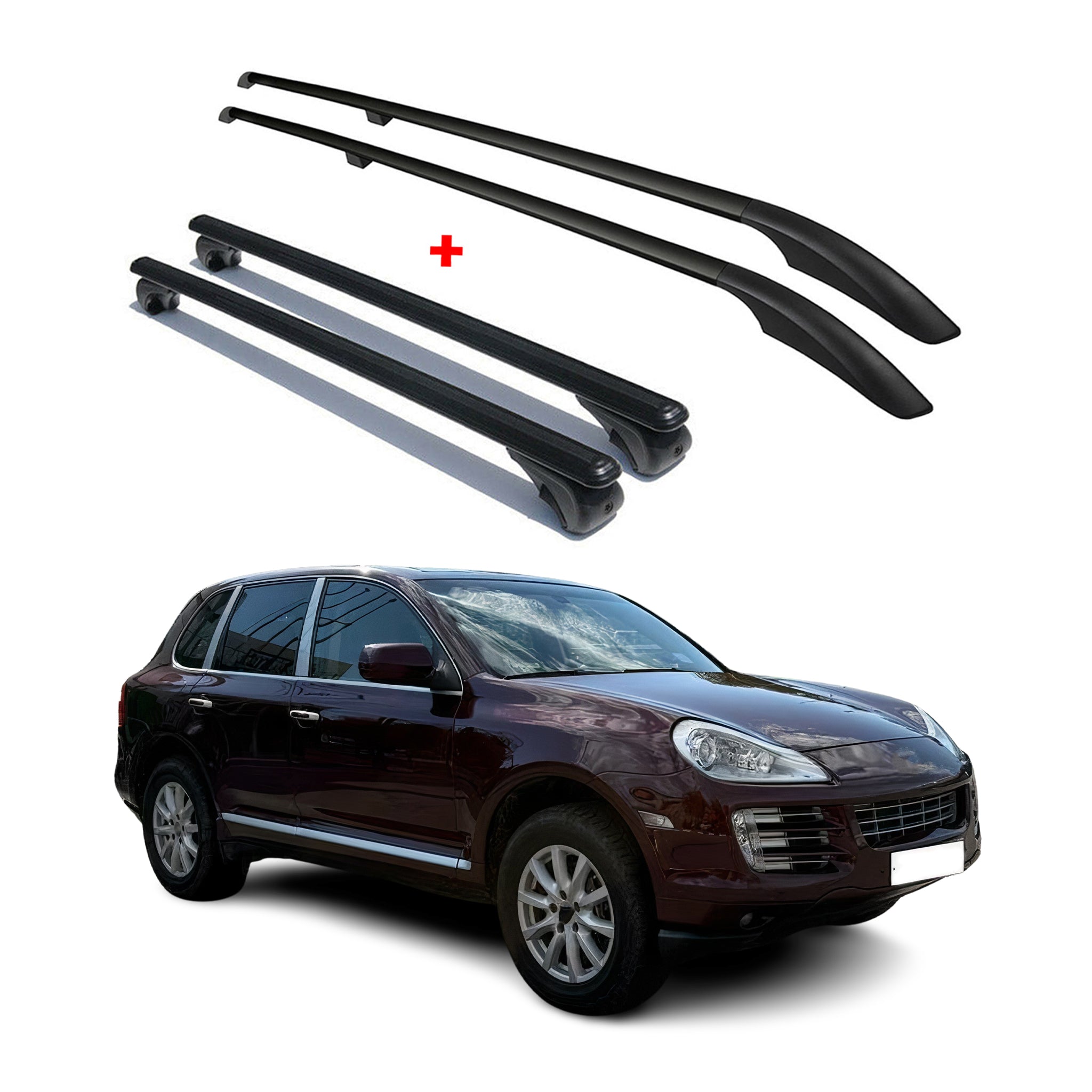 2003-2010 Porsche Cayenne Roof Racks & Roof Rack Rails Black