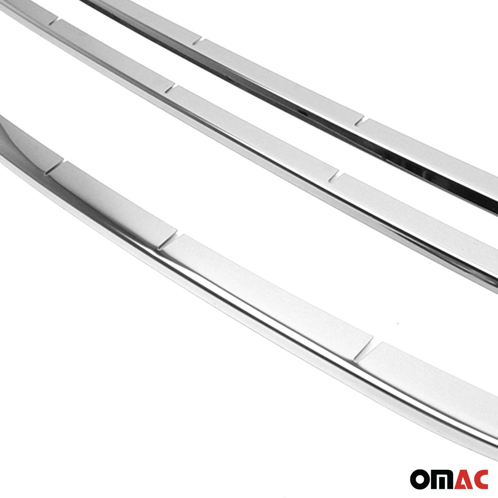 2014-2019 Ford Transit Connect Front Bumper Trim Molding Stainless Steel Silver 4 Pcs
