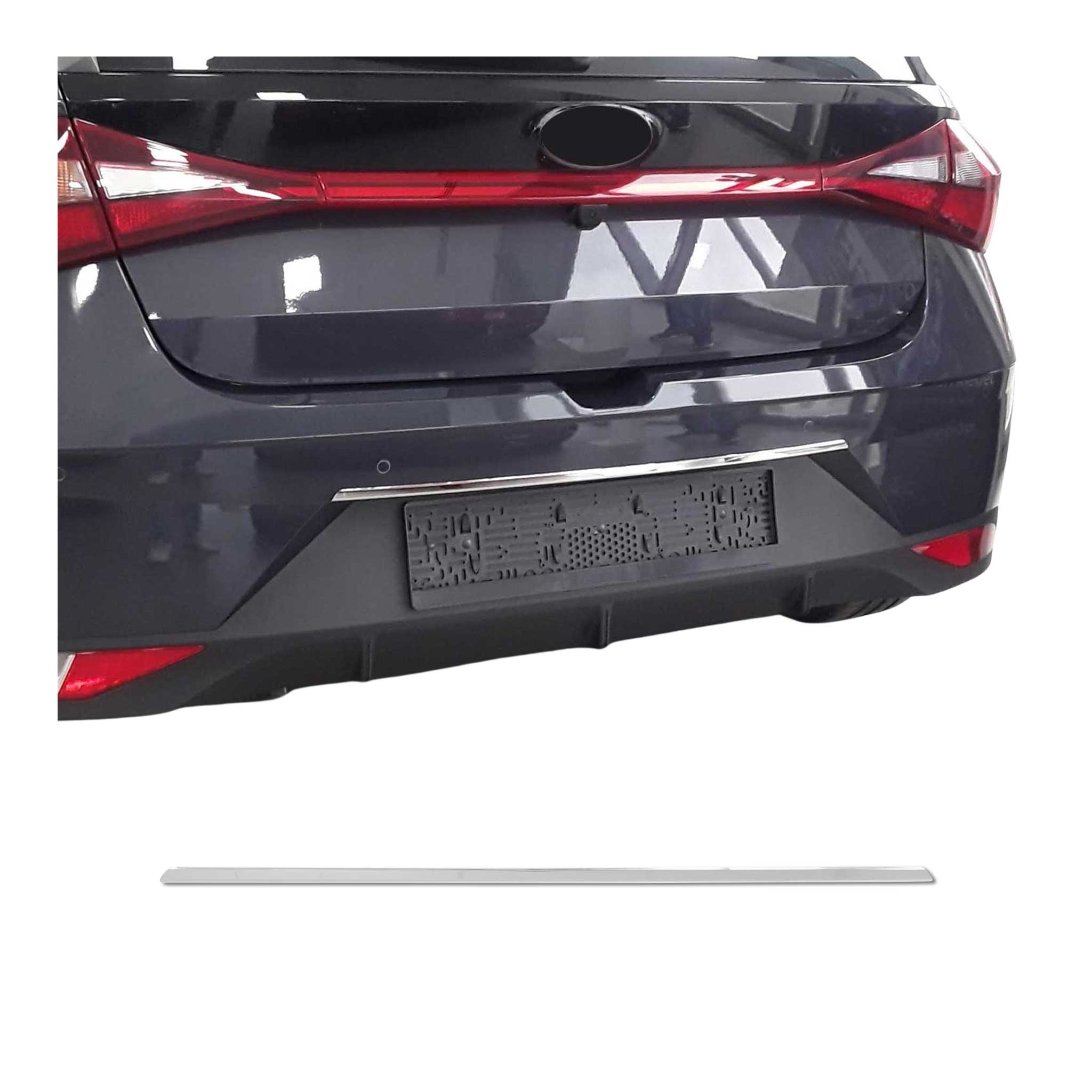 2007-2009 Audi Q7 Pre Facelift Rear Trunk Tailgate Door Handle Cover Stainless Steel