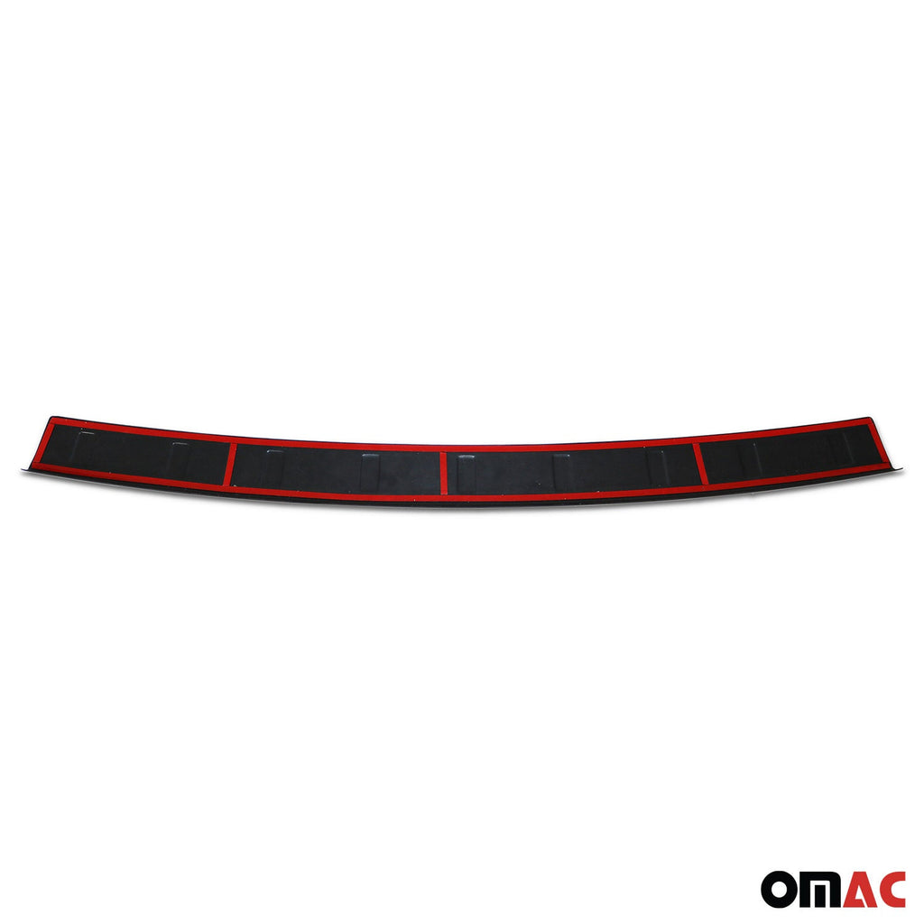2016-2022 Mercedes GLC Class X253 Rear Bumper Sill Cover Guard ABS Black
