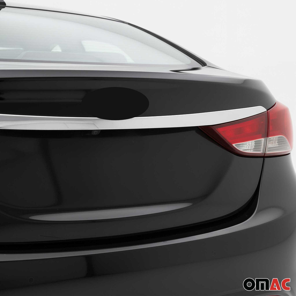 2011-2016 Hyundai Elantra Rear Trunk Tailgate Door Handle Cover Stainless Steel Silver
