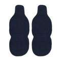 Mitsubishi Antiperspirant Front Seat Cover Pads Black Dark Blue 2 Pcs