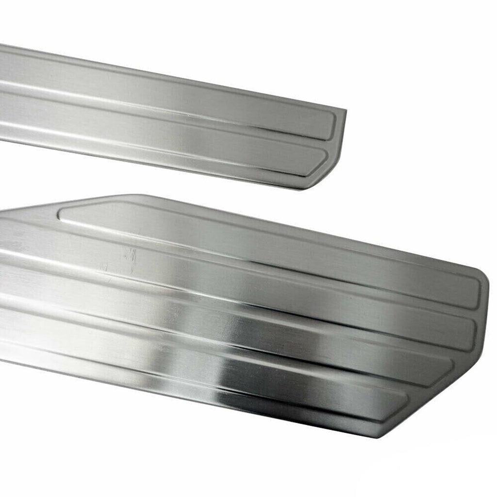 2010-2020 VW Amarok Door Sill Scuff Plate Scratch Protector Stainless Steel Brushed