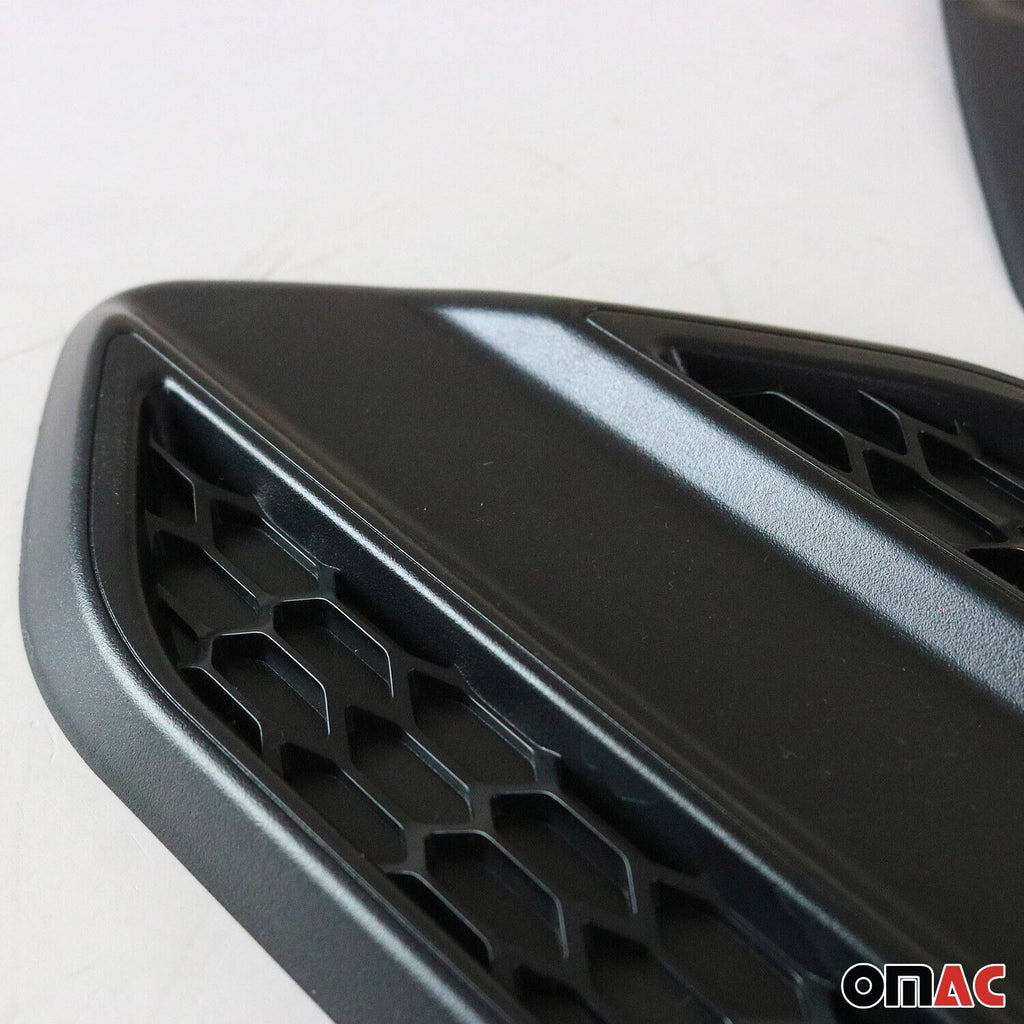 2011-2016 Kia Sportage Side Door Molding Trim Skirt Garnish ABS Black 2Pcs