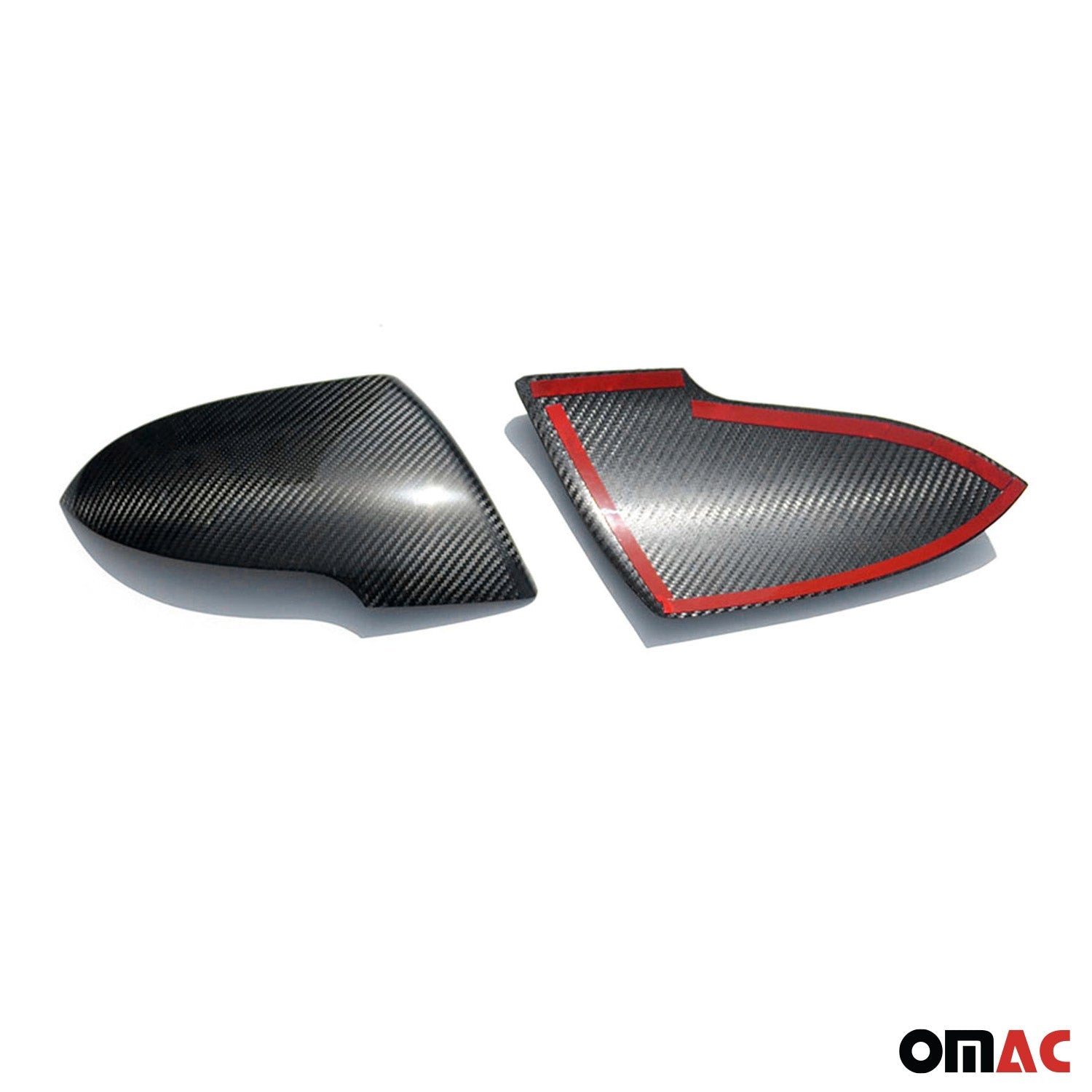 2011-2014 Kia Sportage Side Mirror Cover Caps Carbon Fiber Black 2 Pcs