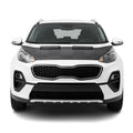 2017-2022 Kia Sportage Car Bonnet Mask Hood Bra Black Chequered 1 Pc