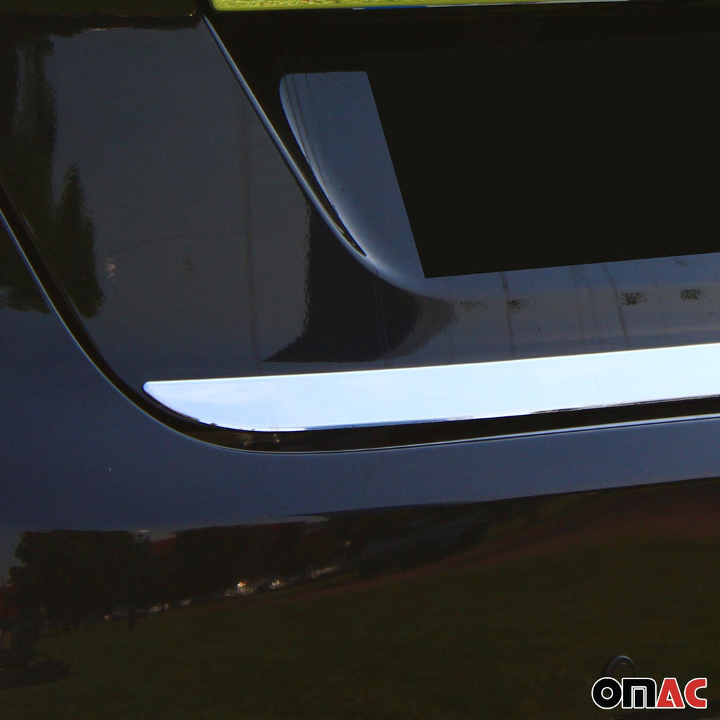 2011-2019 Ford Fiesta Rear Trunk Lid Molding Trim Stainless Steel Silver 1Pc