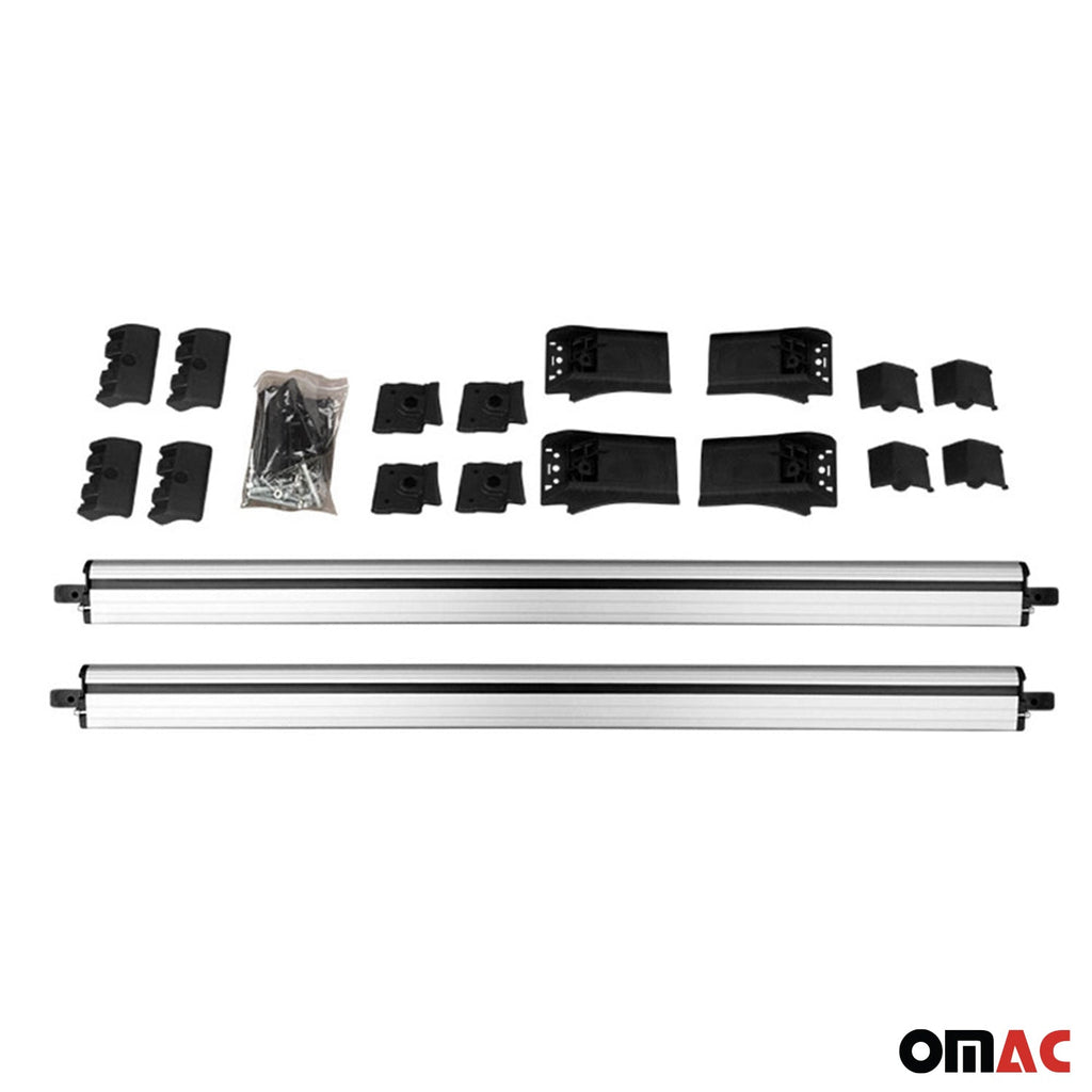 2010-2020 VW Amarok Roof Rack Cross Bars Silver