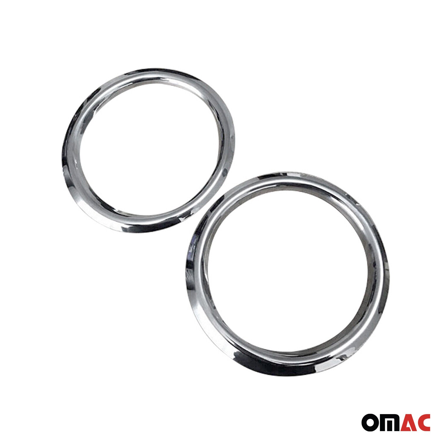 2011-2013 Kia Sorento Fog Light Lamp Bezel Cover Stainless Steel Silver 2 Pcs