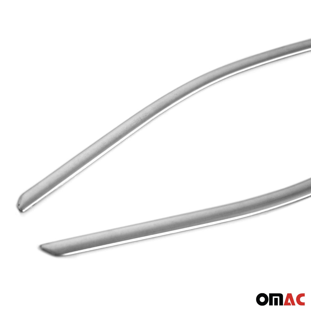 2010-2015 Toyota Prius Window Molding Trim Streamer Silver 8Pcs Stainless Steel