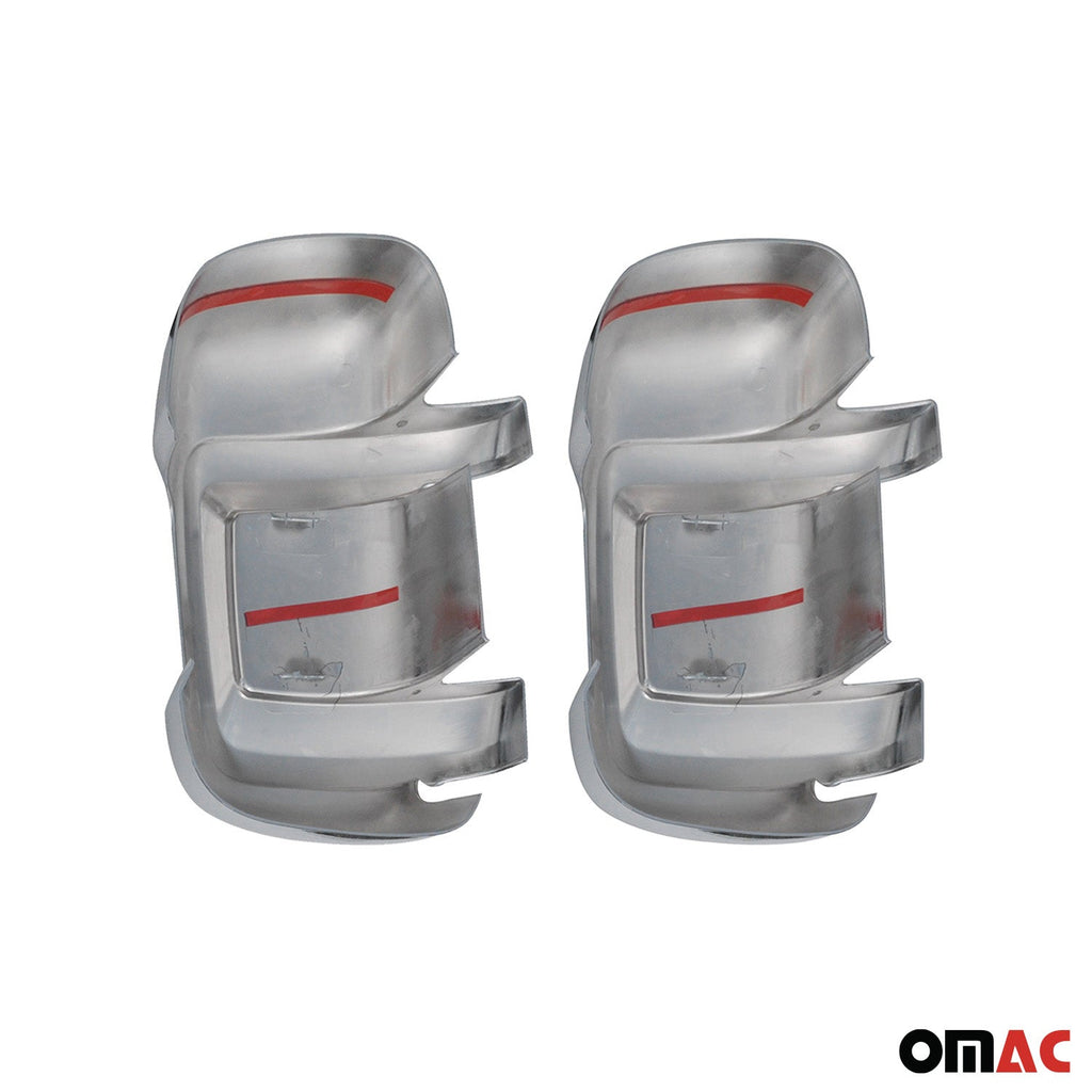 2014-2022 RAM ProMaster Mirror Cover Caps & Door Handle Chrome Set 10x