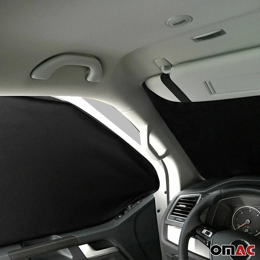 2014-2021 Ford Transit Connect Magnetic Window Curtains UV Protection Black