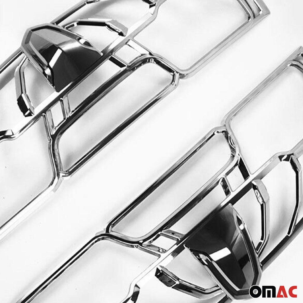 2015-2023 RAM ProMaster City Trunk Tail Light Trim Frame Chrome Silver 2 Pcs