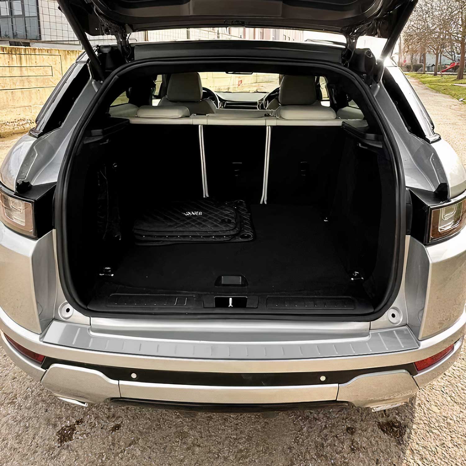 2012-2019 Land Rover Range Rover Evoque Rear Bumper Guard Stainless Steel Glossy