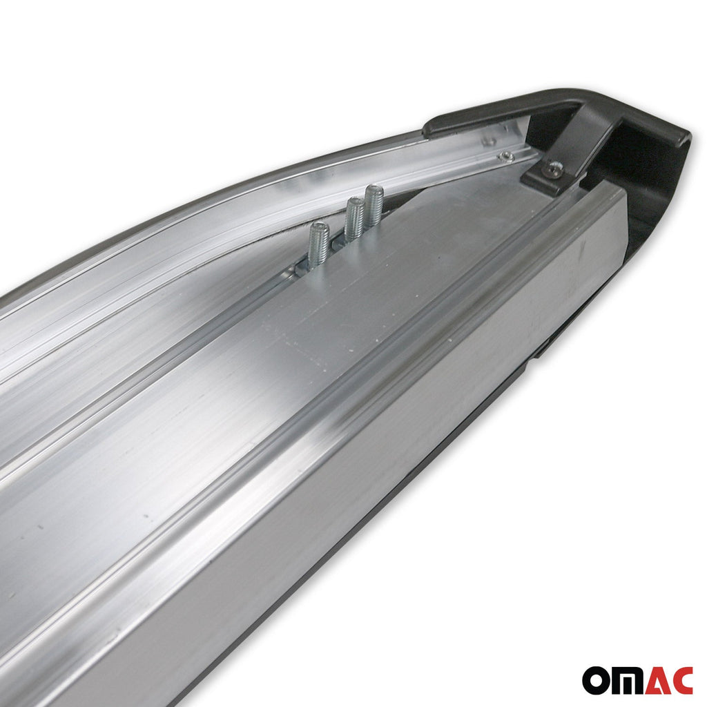 2010-2014 Subaru Outback Running Boards Side Steps Silver & Black