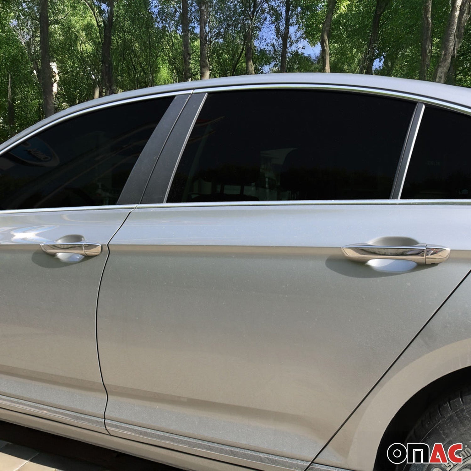 2015-2019 VW Passat B8 Car Door Handle Cover Protector Stainless Steel Chrome 8 Pcs
