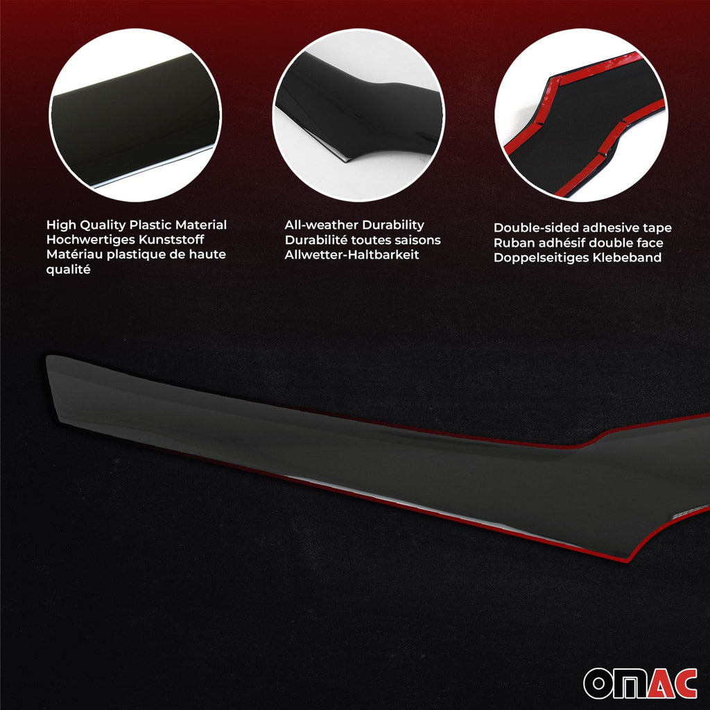 2012-2018 Dodge Ram 1500 2009-2011 / RAM 1500 Front Bug Shield Hood Deflector 1 Pc Smoke