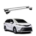 2021-2026 Toyota Sienna Roof Rack Cross Bars Silver