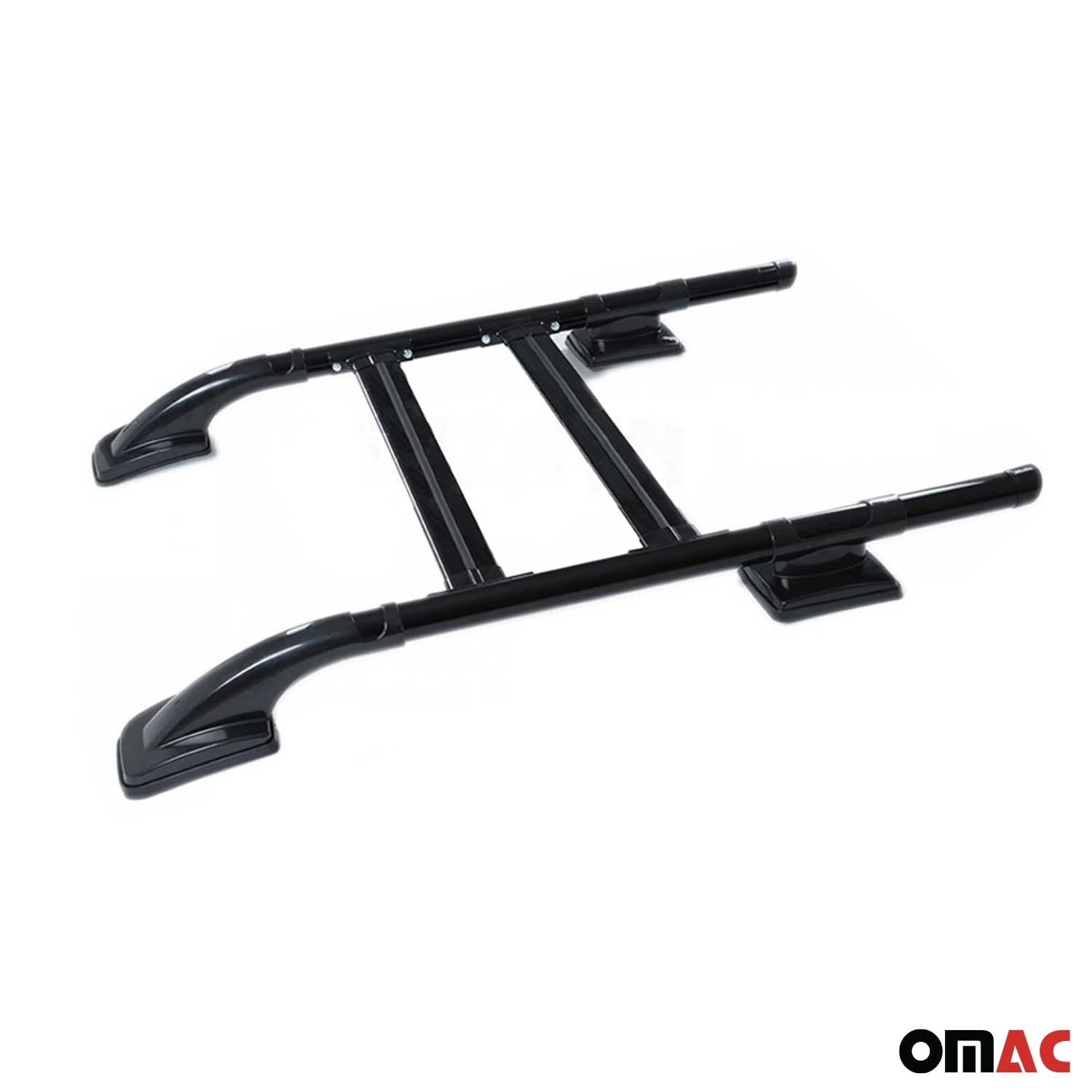 2023-2026 GMC Canyon III Crew Cab Top Roof Rack & Side Rails Black Alu 4Pcs