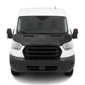 2015-2026 Ford Transit Car Bonnet Mask Hood Bra Black Full Cover Chequered