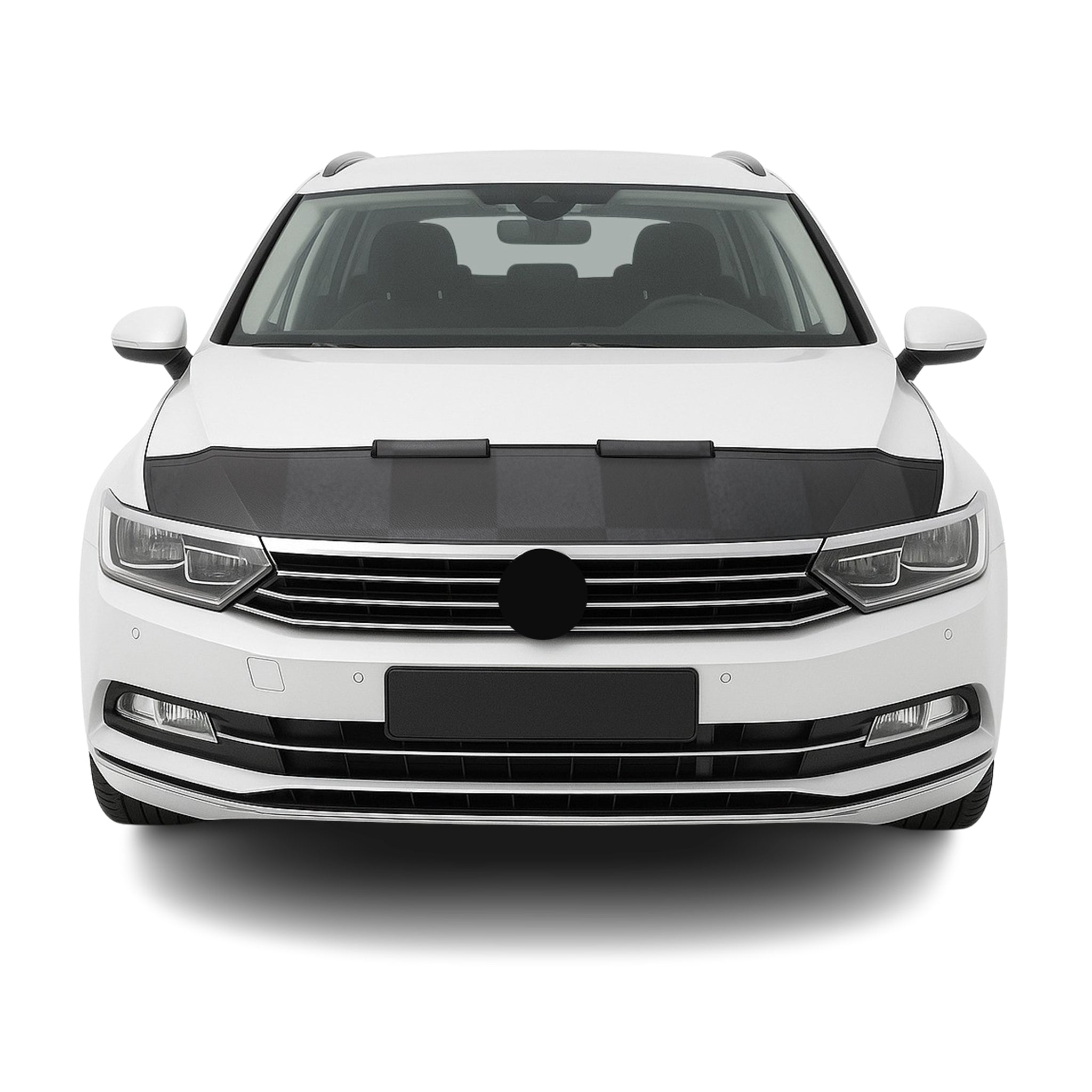 2015-2019 Volkswagen Passat Car Bonnet Mask Hood Bra Black Chequered