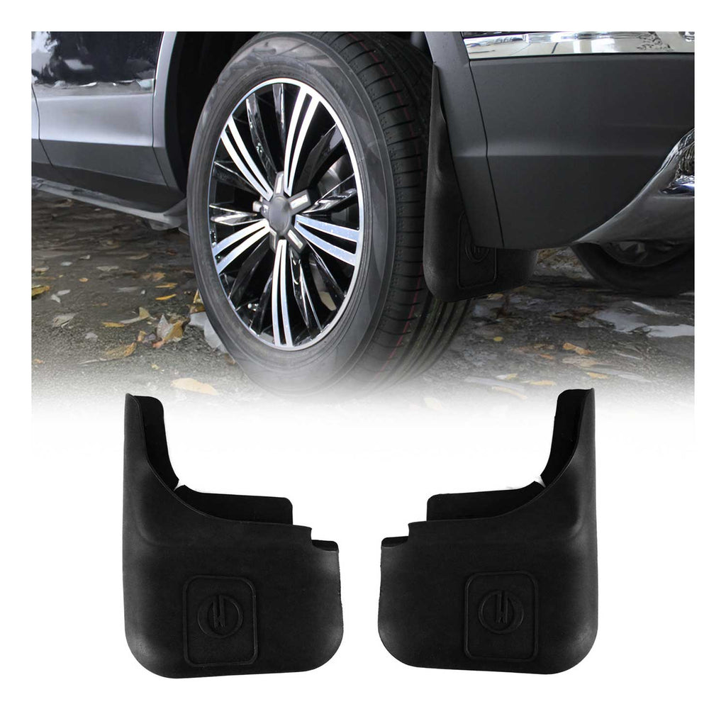 2009-2017 VW Tiguan Mud Guards Splash Mud Flaps Black 2Pcs