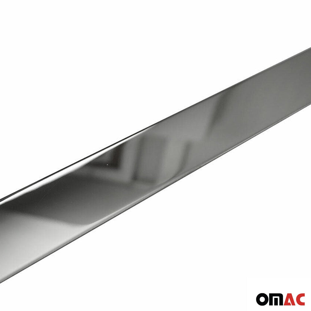 2015-2018 Jeep Renegade Rear Trunk Molding Trim Stainless Steel Dark 3 Pcs