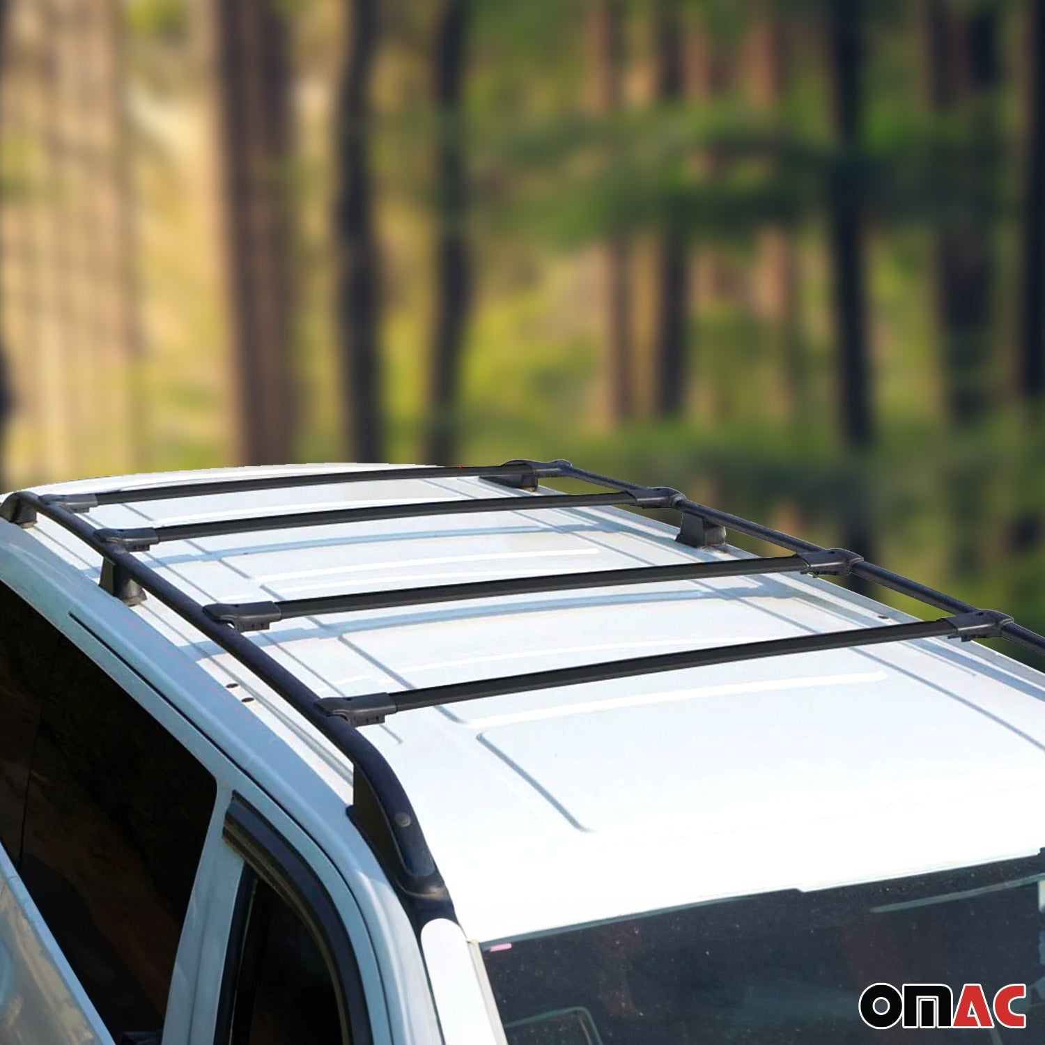 2014-2026 RAM ProMaster Roof Rack Cross Bars 4Pcs Black