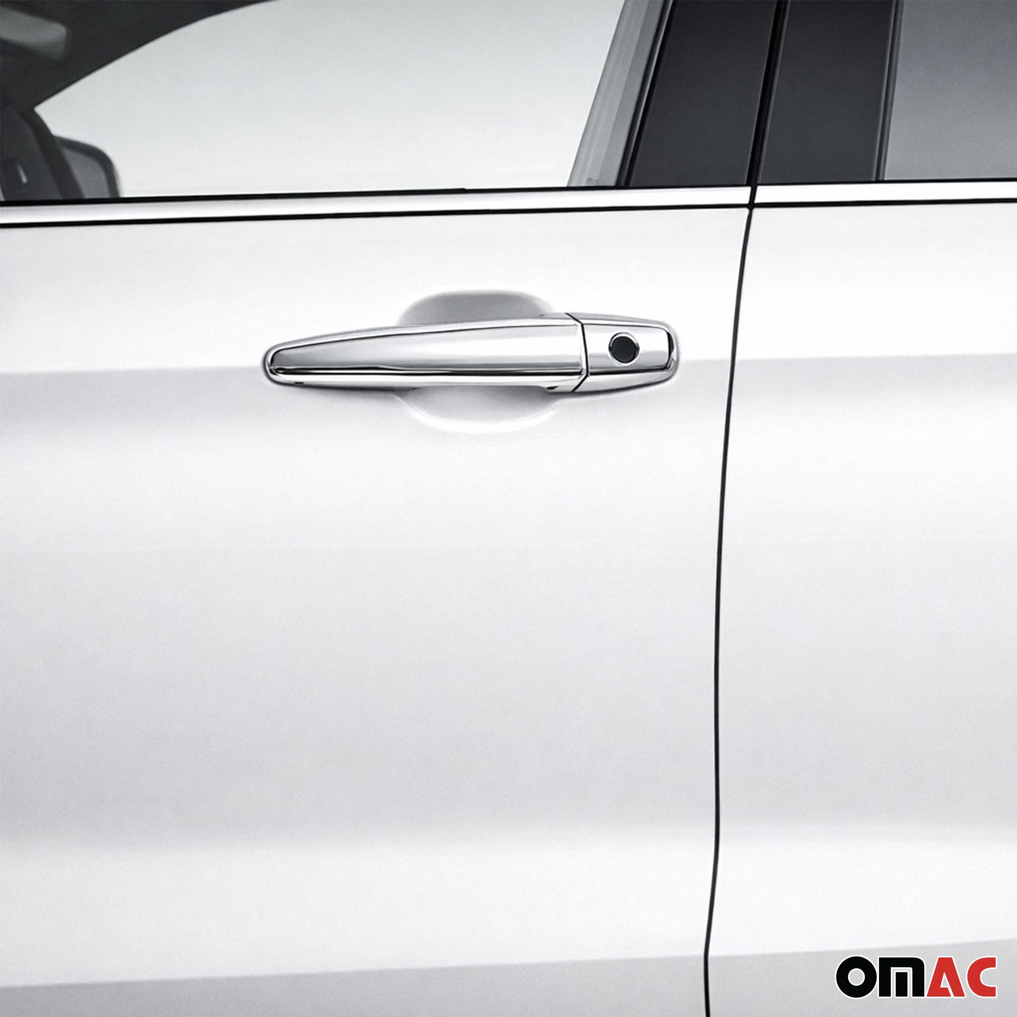 2003-2009 Lexus GX 470 Car Door Handle Cover Protector Stainless Steel 2 Key Hole