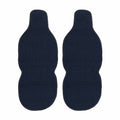 Saturn Antiperspirant Front Seat Cover Pads Black Dark Blue 2 Pcs