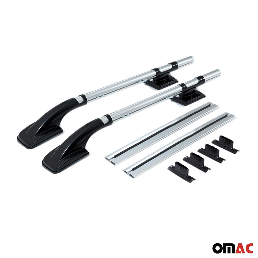 2019-2023 Ford Ranger Double Cab Roof Rack Rails Side Rails Silver