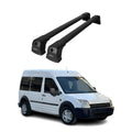 2010-2013 Ford Transit Connect Fix Points Roof Racks Cross Bar Alu Black 2x