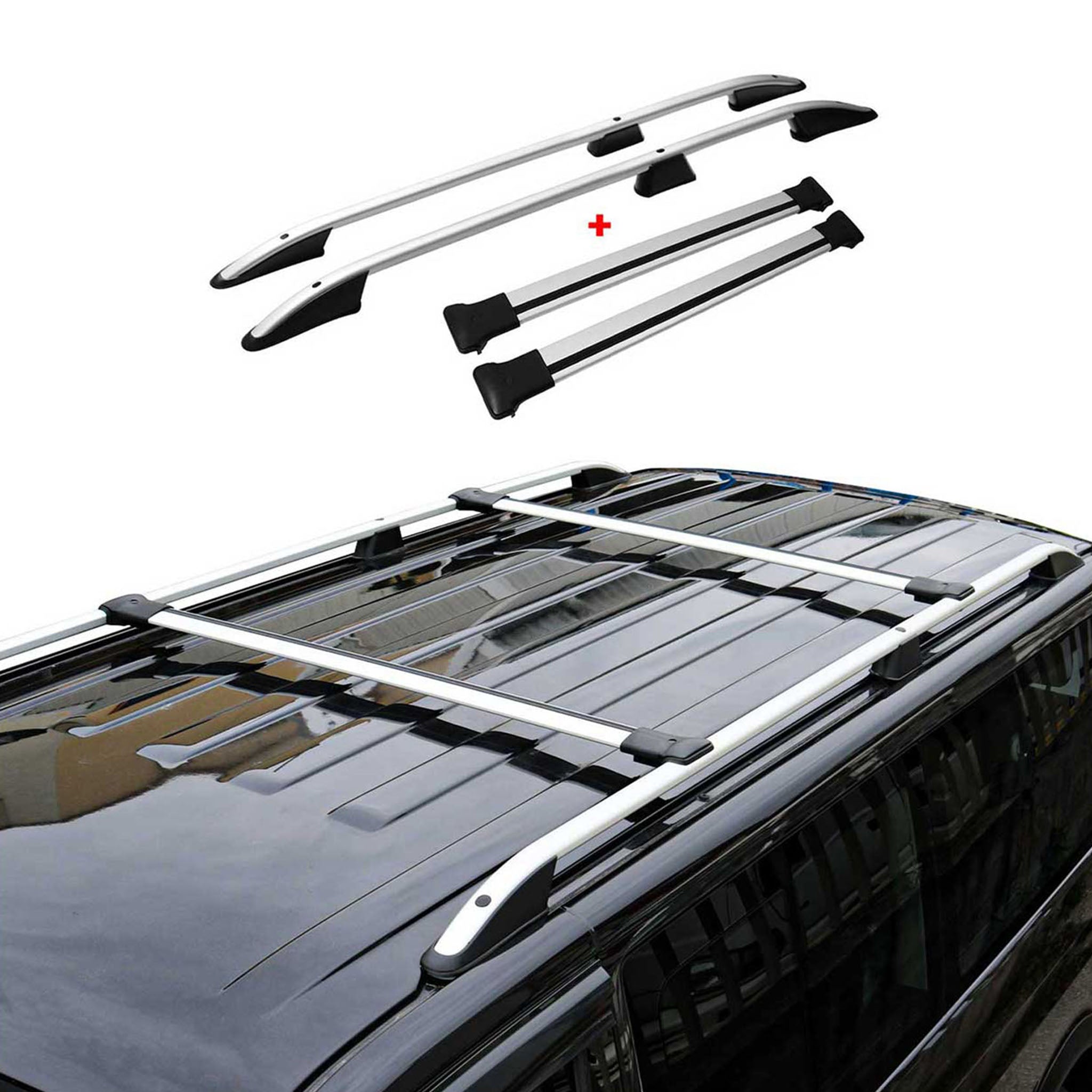 2013-2015 Subaru XV Crosstrek Roof Racks & Roof Rack Rails Silver
