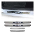 15 Inch Illuminated Exclusive Door Sill Cover Scuff Plate 4 Pcs Stainless Steel