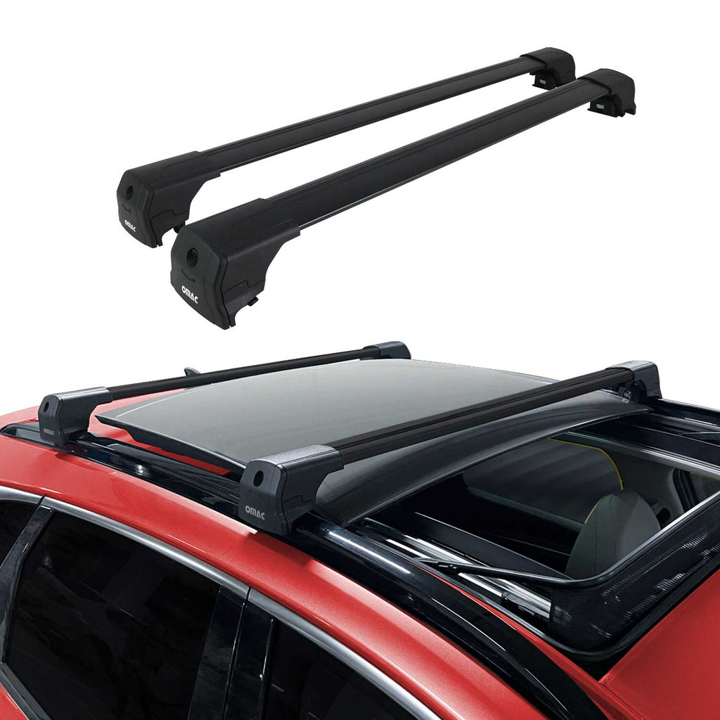 2016-2022 BMW X1 F48 Roof Rack Cross Bars Black