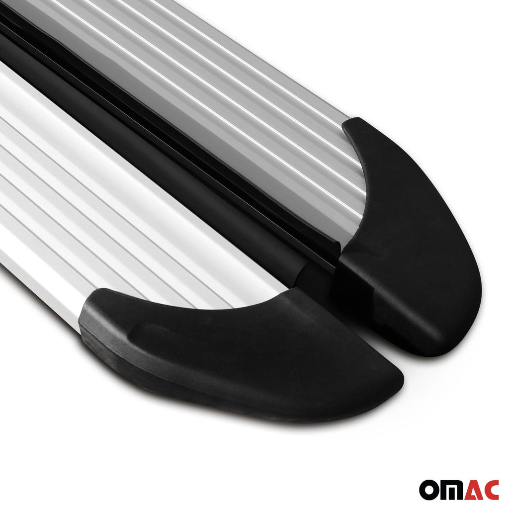 2017-2025 Mazda CX-5 2.gen Running Boards Side Steps Silver