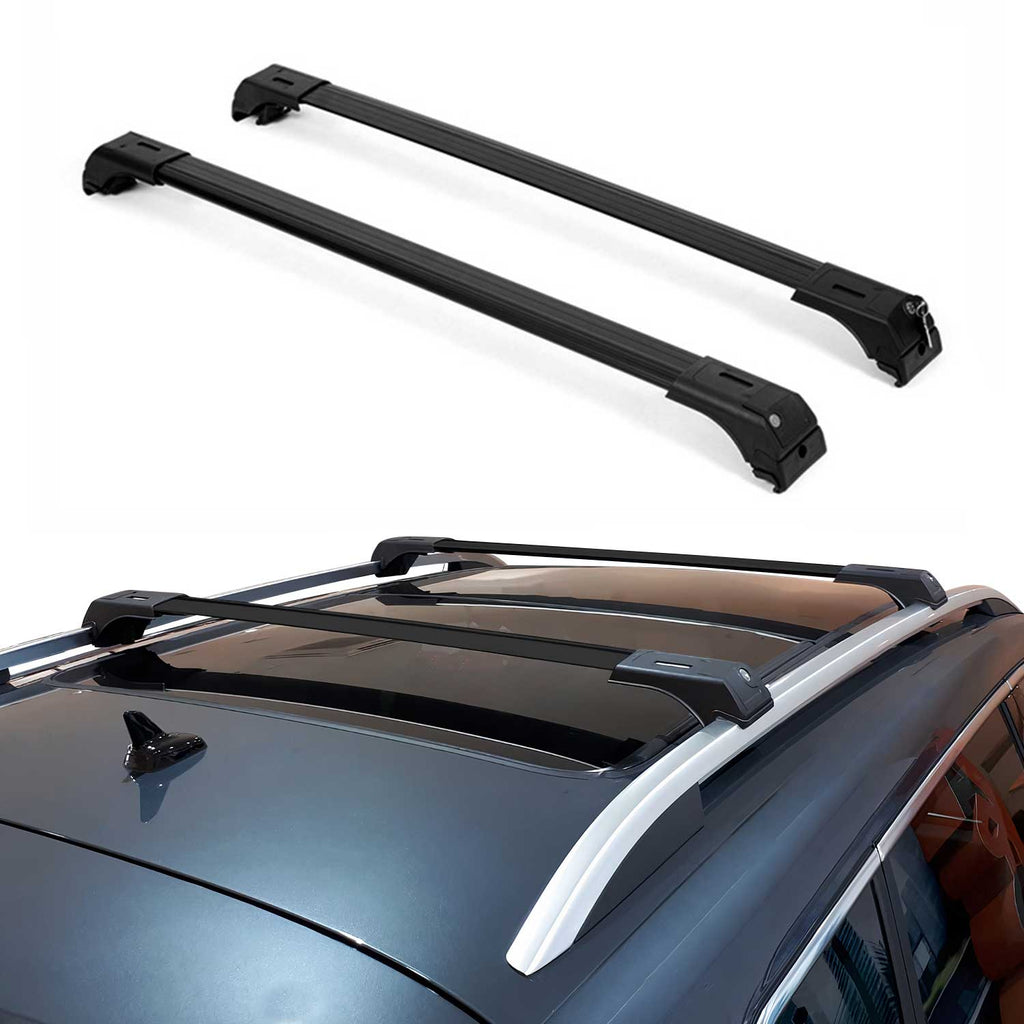 2011-2024 Mitsubishi Outlander Sport Roof Rack Cross Bars Black