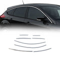 2012-2018 Ford Focus Hatchback Window Molding Trim Streamer Stainless Steel