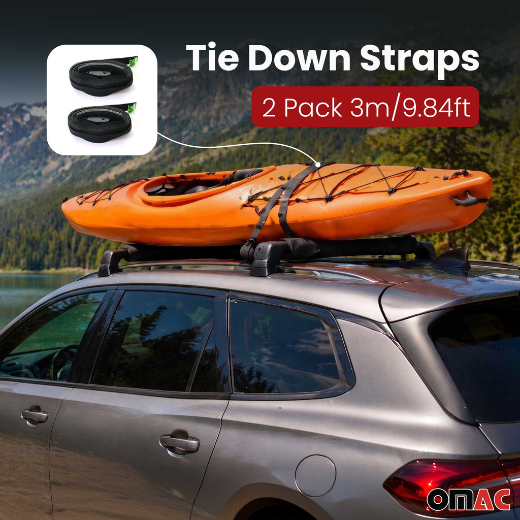 19" Roof Pad Surfboard Kayak Canoe Cross Bar Protector Carrier Deflector