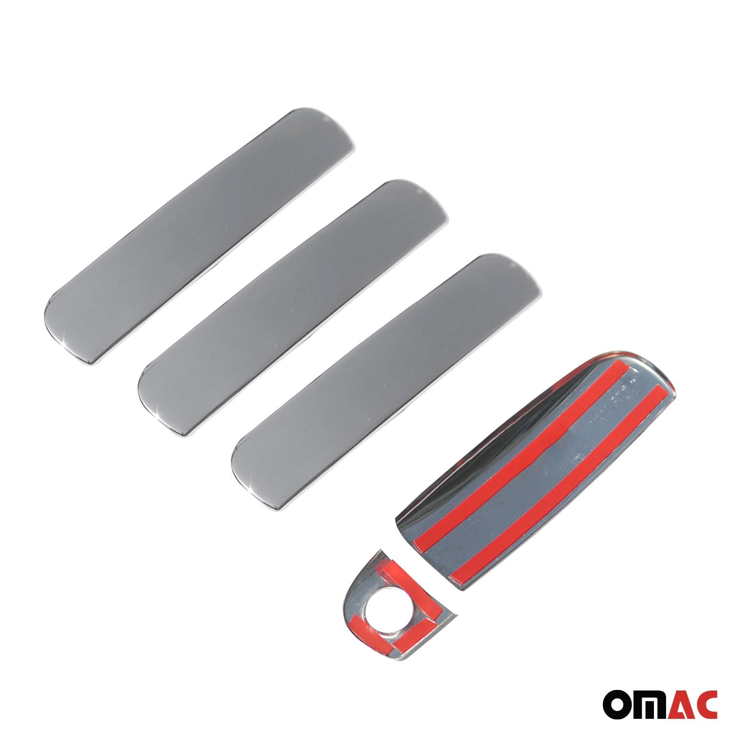 2005-2011 Audi A6 Sedan Car Door Handle Cover Protector Stainless Steel Chrome 5 Pcs